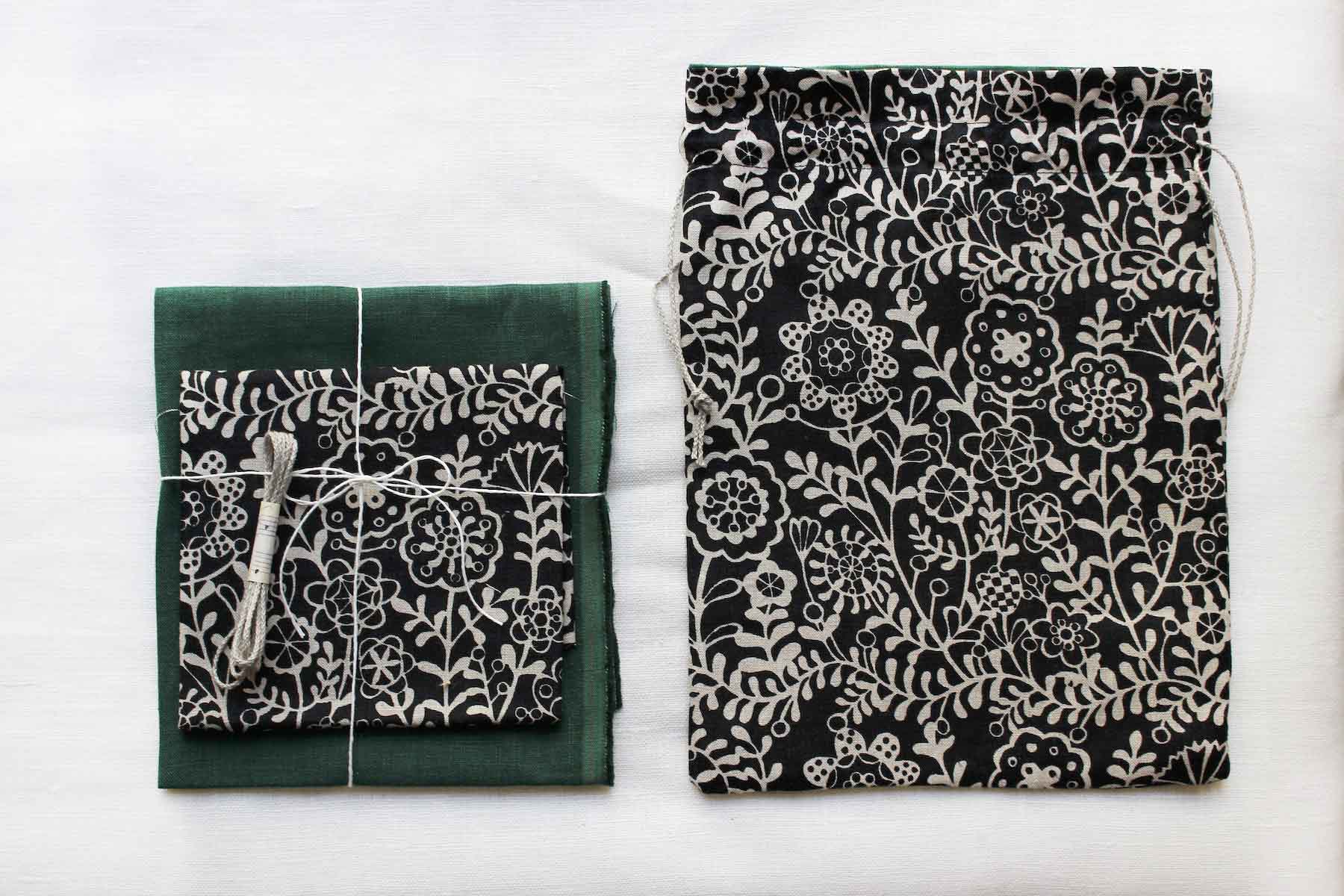 チェコへの憧れ<br />巾着セットブラック